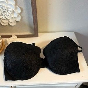⭐️Aerie Katie black full coverage bra 36DD